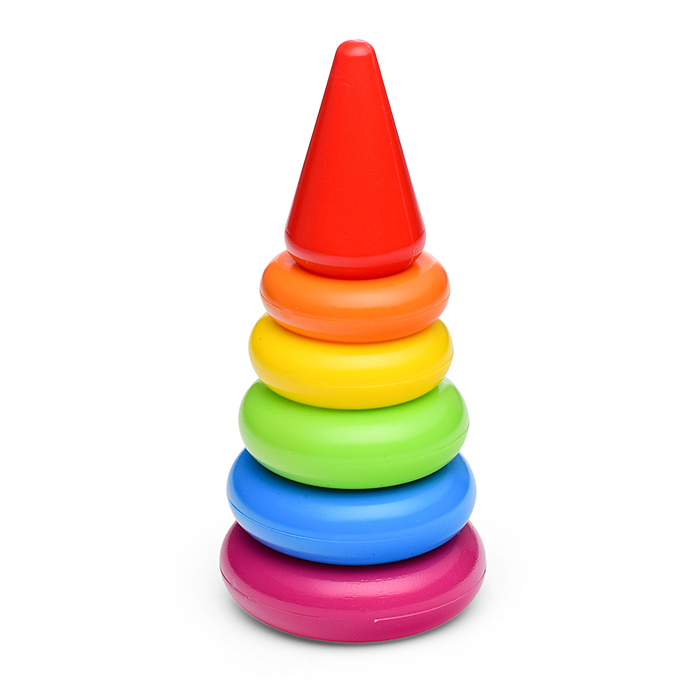 Фото к товару Пирамида "Классика " 19,5см, 7дет. (в сетке) Пирамида "Классика " 19,5см, 7дет. (в сетке)