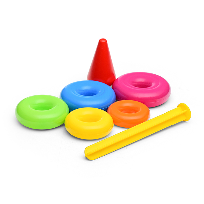 Фото к товару Пирамида "Классика " 19,5см, 7дет. (в сетке) Пирамида "Классика " 19,5см, 7дет. (в сетке)