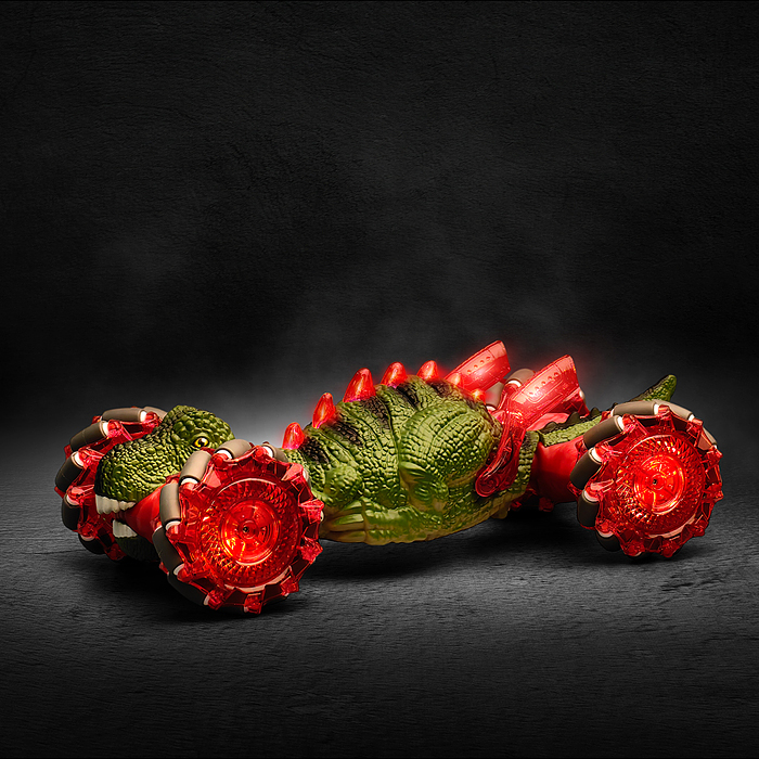 Фото к товару Машина HG4-43 "Dinosaur stunt car" р/у, 27 MHz, в коробке Машина HG4-43 "Dinosaur stunt car" р/у, 27 MHz, в коробке