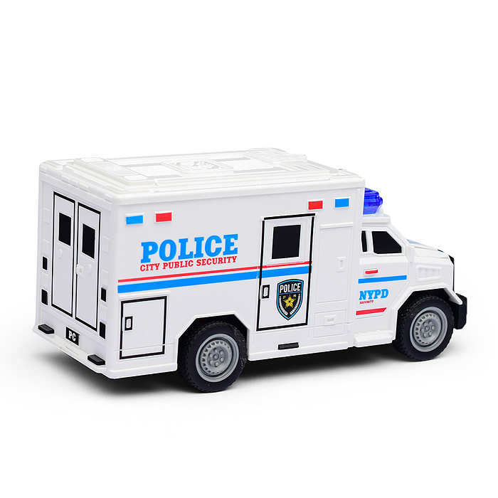 Машина JS165A "Полиция" 1:20 (свет, звук) в коробке