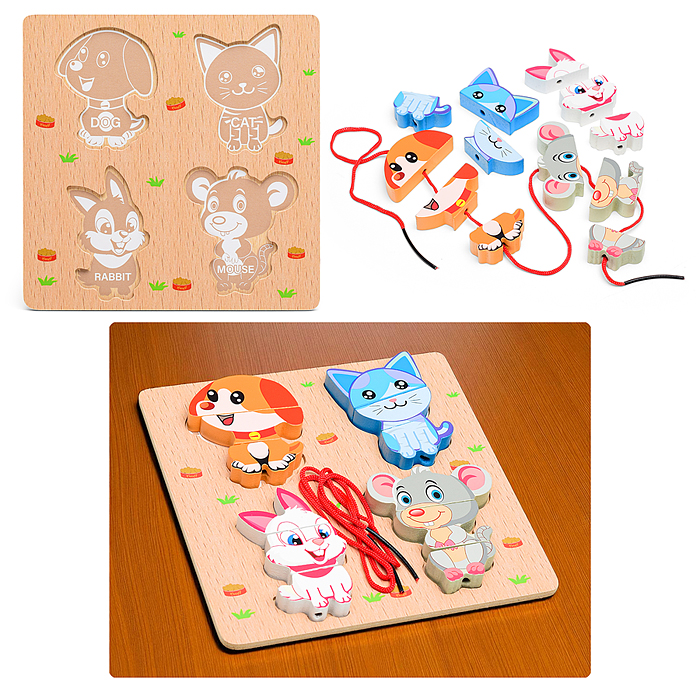 Пазл-вкладыш D2085 "Малыши" Пазл-вкладыш D2085 "Малыши"