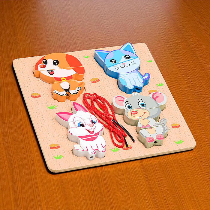 Фото к товару Пазл-вкладыш D2085 "Малыши" Пазл-вкладыш D2085 "Малыши"