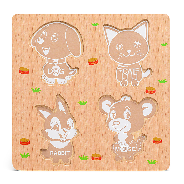 Фото к товару Пазл-вкладыш D2085 "Малыши" Пазл-вкладыш D2085 "Малыши"