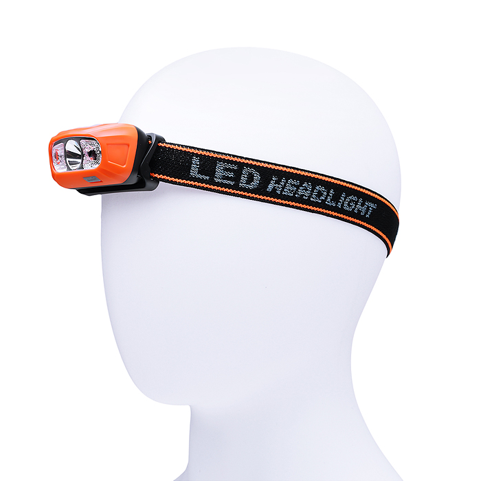 Фото к товару Фонарь налобный 00-6075 аккумуляторный, 400 мАч Фонарь налобный 00-6075 аккумуляторный, 400 мАч