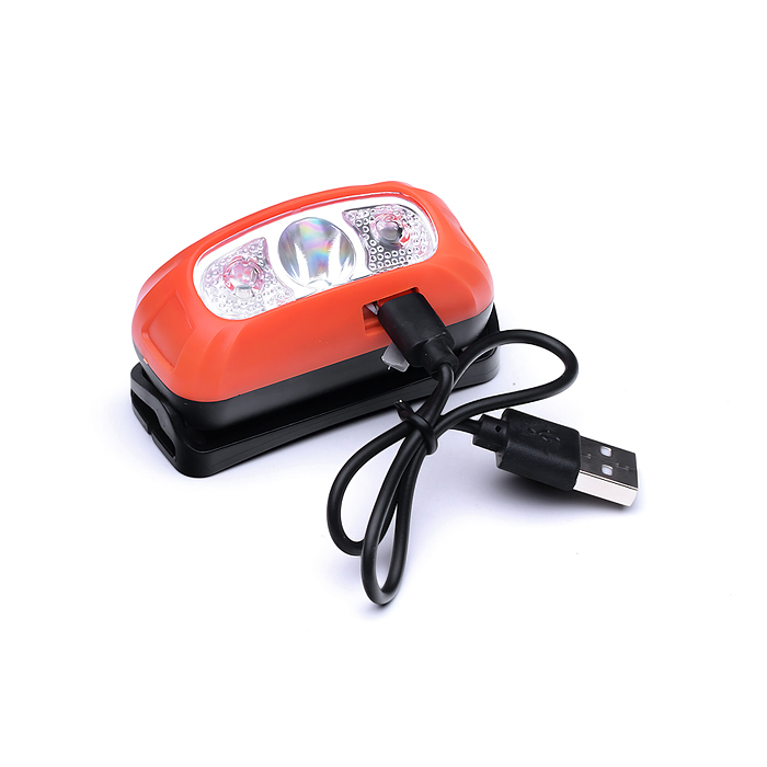 Фото к товару Фонарь налобный 00-6075 аккумуляторный, 400 мАч Фонарь налобный 00-6075 аккумуляторный, 400 мАч