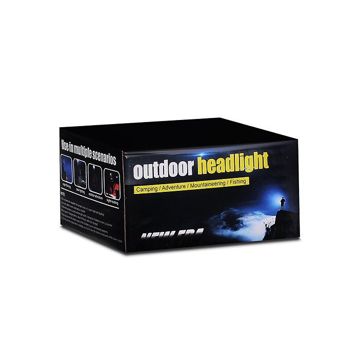 Фото к товару Фонарь налобный 00-6075 аккумуляторный, 400 мАч Фонарь налобный 00-6075 аккумуляторный, 400 мАч