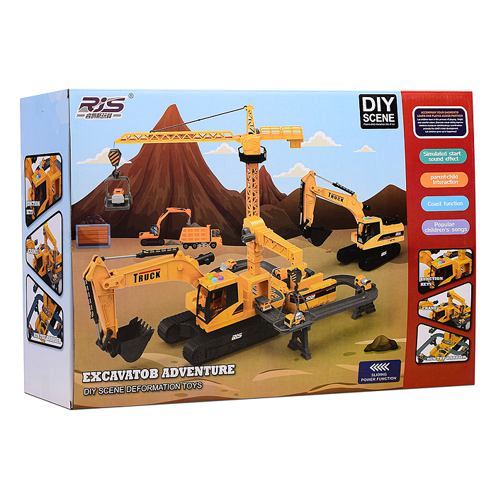 Фото к товару Трек SJ683A-1 "Строительная станция" в коробке Трек SJ683A-1 "Строительная станция" в коробке