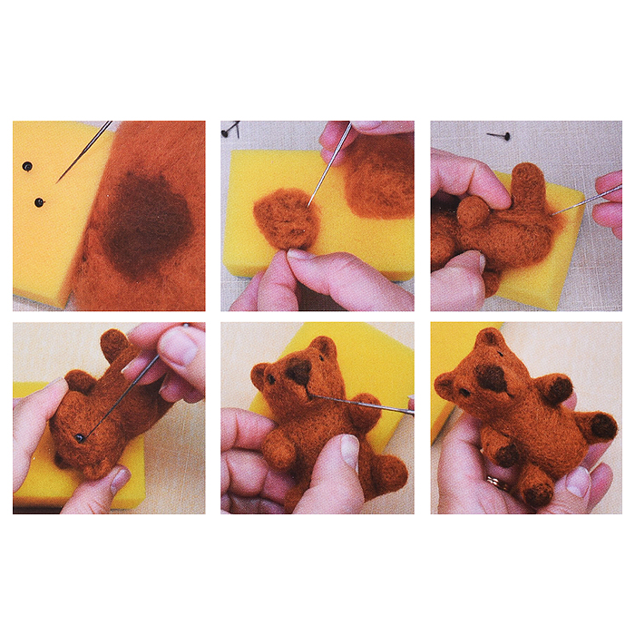 Фото к товару Набор для творчества. Валяние из шерсти "Капибара" Набор для творчества. Валяние из шерсти "Капибара"