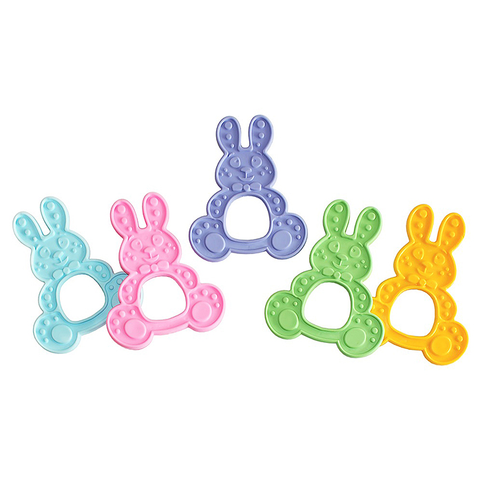 Фото к товару Массажер для десен (прорезыватель) "Зайка" Массажер для десен (прорезыватель) "Зайка"