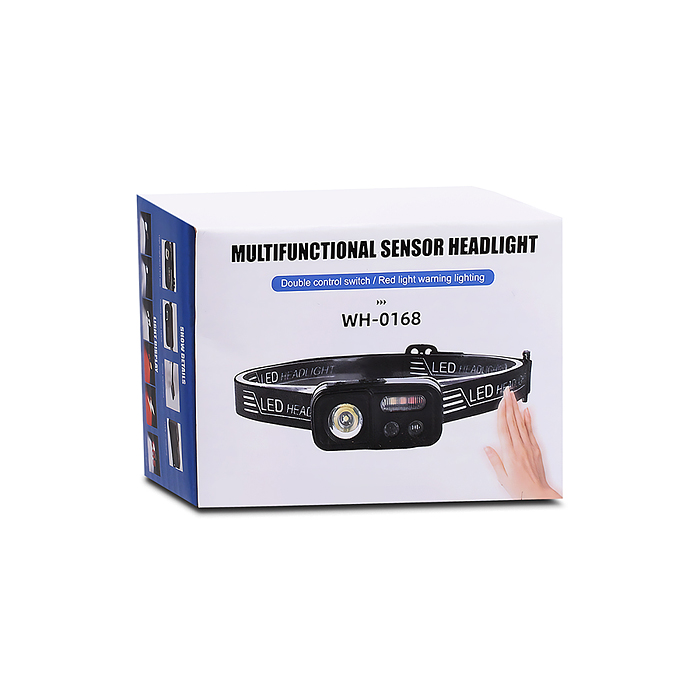 Фото к товару Фонарь налобный 00-6076 аккумуляторный, 400 мАч Фонарь налобный 00-6076 аккумуляторный, 400 мАч