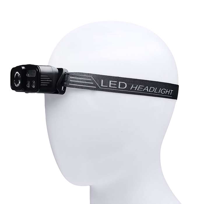 Фото к товару Фонарь налобный 00-6076 аккумуляторный, 400 мАч Фонарь налобный 00-6076 аккумуляторный, 400 мАч