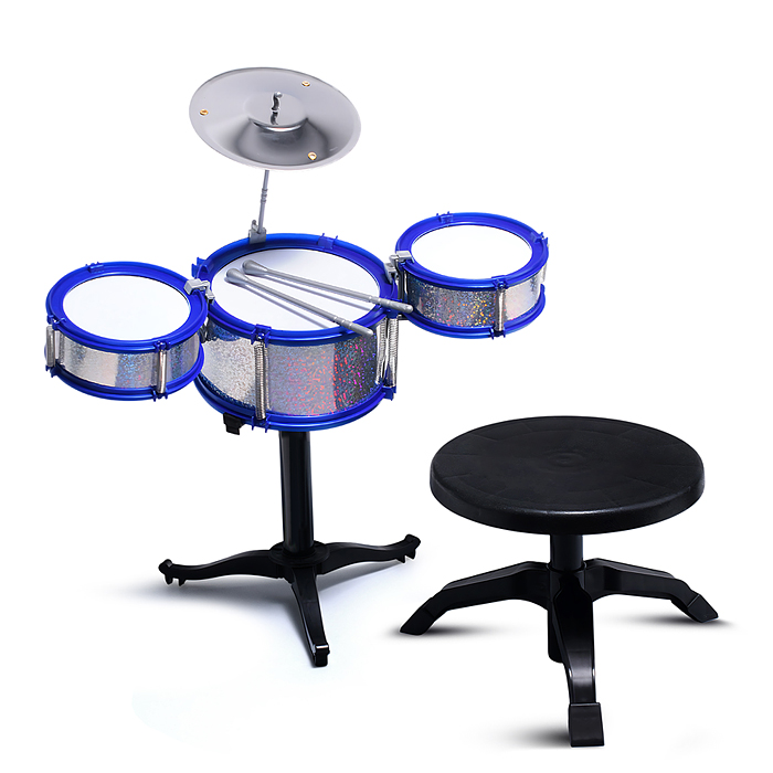 Фото к товару Барабанная установка UT0197 "Голографик" в коробке Барабанная установка UT0197 "Голографик" в коробке