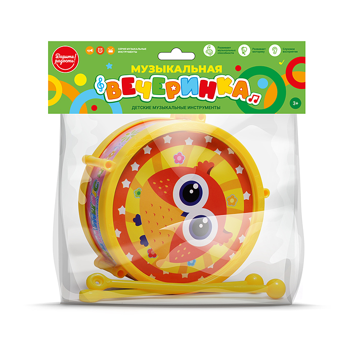 Барабан UT0201 "Животные" в пакете