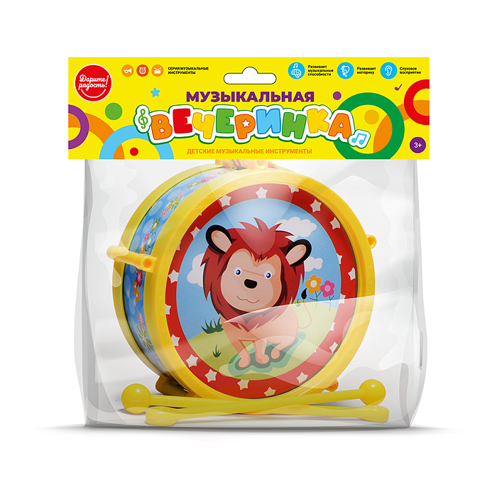 Барабан UT0201 "Животные" в пакете