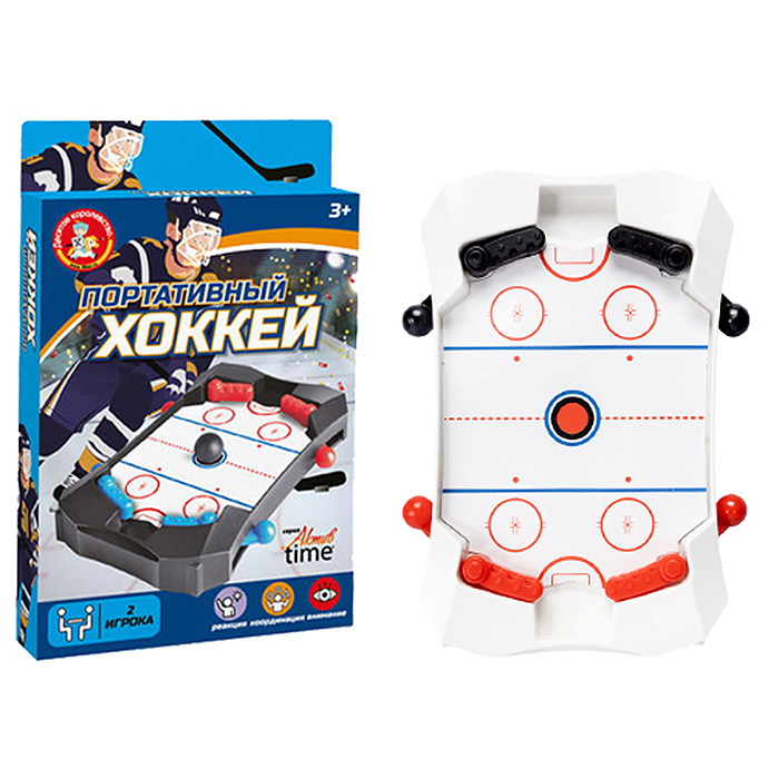 Игра настольная "Портативный коккей" Игра настольная "Портативный коккей"