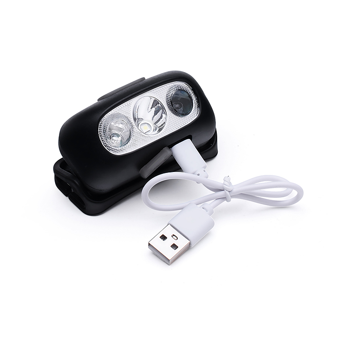 Фото к товару Фонарь налобный 00-6096 аккумуляторный, 400 мАч Фонарь налобный 00-6096 аккумуляторный, 400 мАч