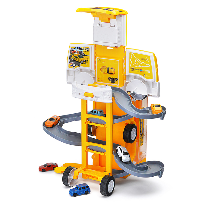 Фото к товару Трек-Трейлер SJ685B-1 "Вираж" в коробк Трек-Трейлер SJ685B-1 "Вираж" в коробк