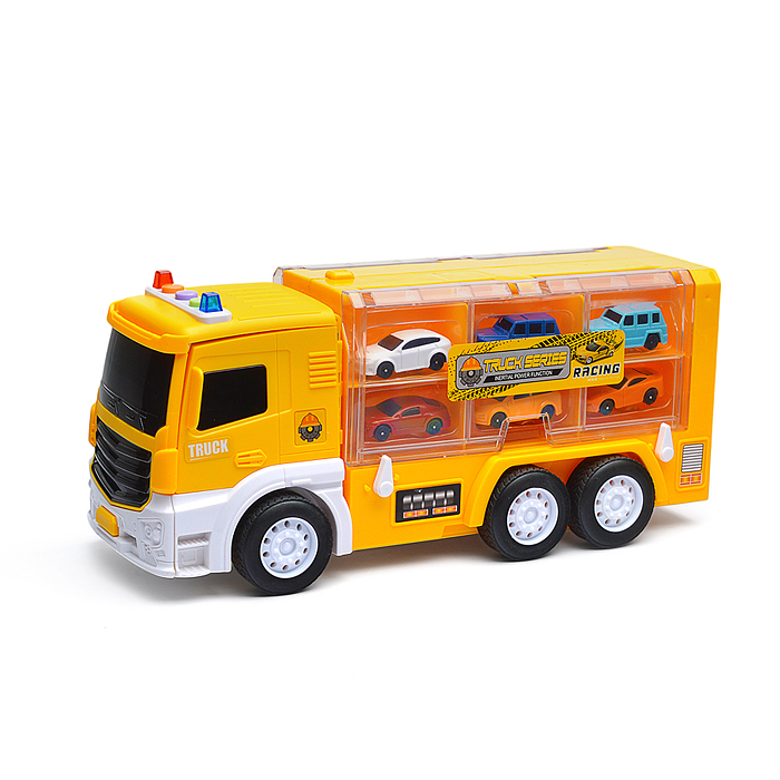 Фото к товару Трек-Трейлер SJ685B-1 "Вираж" в коробк Трек-Трейлер SJ685B-1 "Вираж" в коробк