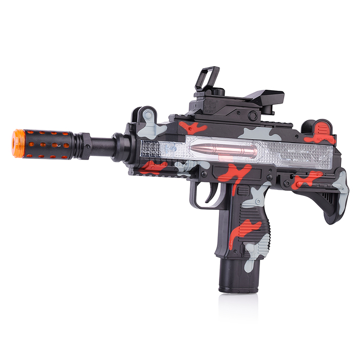 Фото к товару Автомат JQ888-1 "Ярость" на батарейках, в пакете Автомат JQ888-1 "Ярость" на батарейках, в пакете