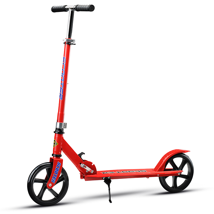 Фото к товару Самокат U038251Y 2-х кол., красный, в коробке Самокат U038251Y 2-х кол., красный, в коробке