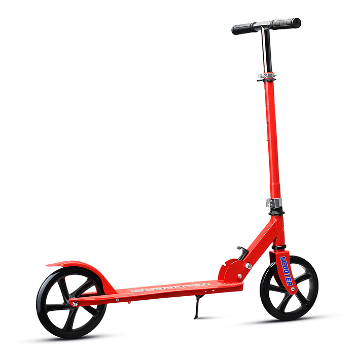 Фото к товару Самокат U038251Y 2-х кол., красный, в коробке Самокат U038251Y 2-х кол., красный, в коробке