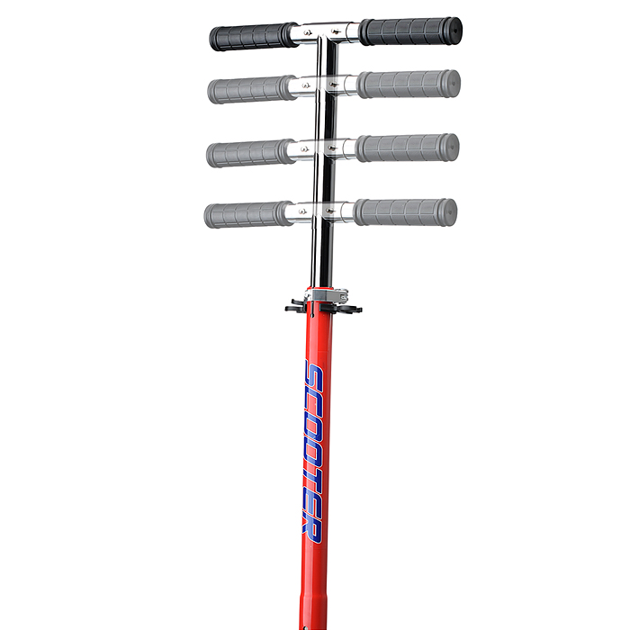 Фото к товару Самокат U038251Y 2-х кол., красный, в коробке Самокат U038251Y 2-х кол., красный, в коробке