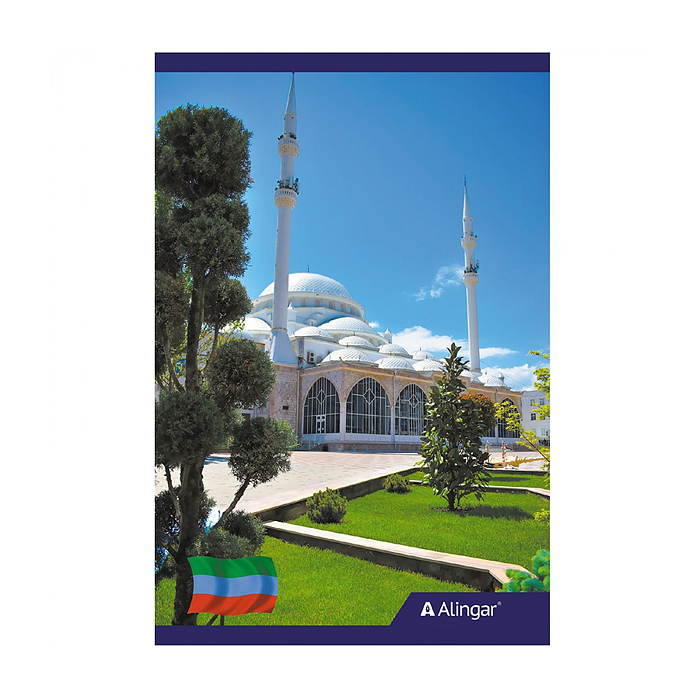 Блокнот 60 л., клетка, "Джума-Мечеть. Махачкала" А6, гребень, ламинация. Блокнот 60 л., клетка, "Джума-Мечеть. Махачкала" А6, гребень, ламинация.