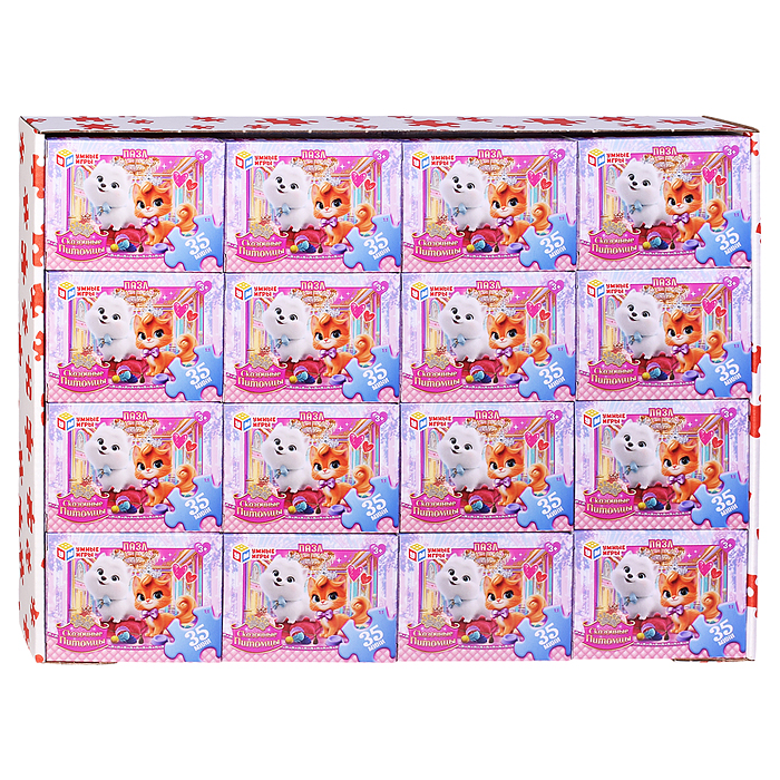 Пазлы 35 "Сказочные питомцы"