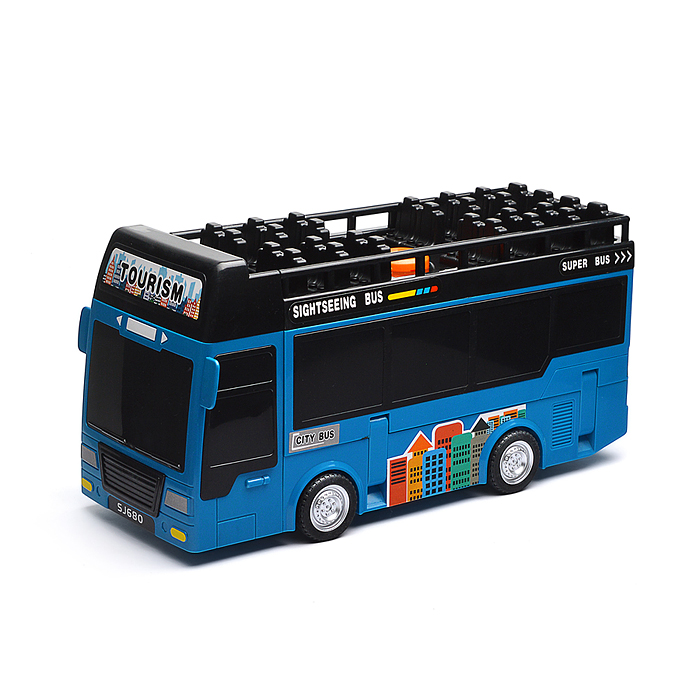 Фото к товару Автобус-Трек SJ680C-1 "Строитель-2" в коробке Автобус-Трек SJ680C-1 "Строитель-2" в коробке