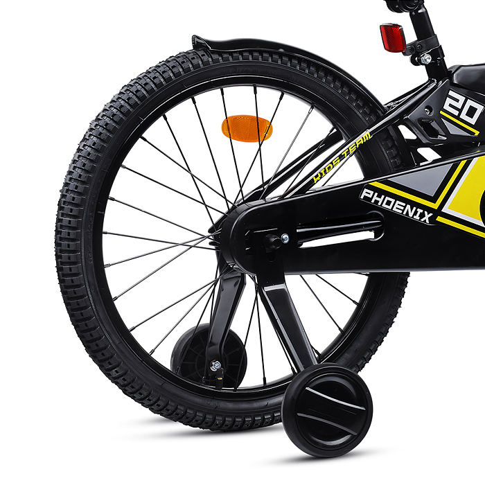 Фото к товару Велосипед 18" Rocket Phoenix, цвет черно/желтый Велосипед 18" Rocket Phoenix, цвет черно/желтый