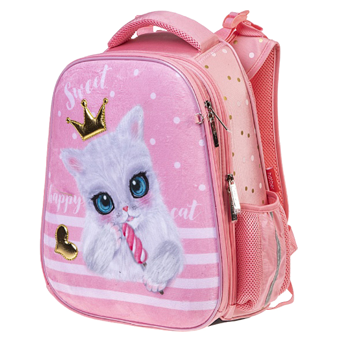 Фото к товару Рюкзак Ergonomic Classic "Кошечка с мороженым" 37х29х17 см EVA материал светоотраж. Рюкзак Ergonomic Classic "Кошечка с мороженым" 37х29х17 см EVA материал светоотраж.