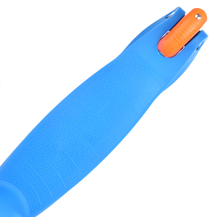 Фото к товару Самокат трёхколёсный ROCKET колёса PU, цвет оранжево-синий Самокат трёхколёсный ROCKET колёса PU, цвет оранжево-синий