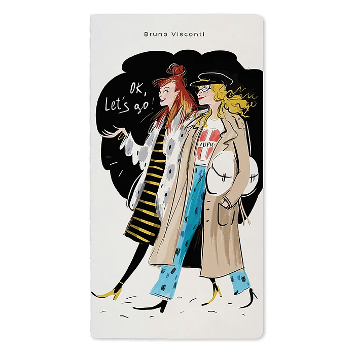 Блокнот-тетрадь 30 л. клетка "Стильные девчонки"