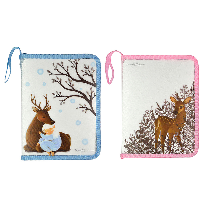 Папка на молнии с окантовкой "Forest Dream", А5, 2 вида