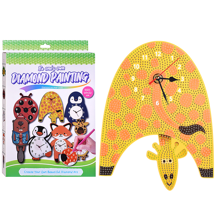 Набор творческая мастерская 00-6770 Часы "Жираф" 20*22 см.