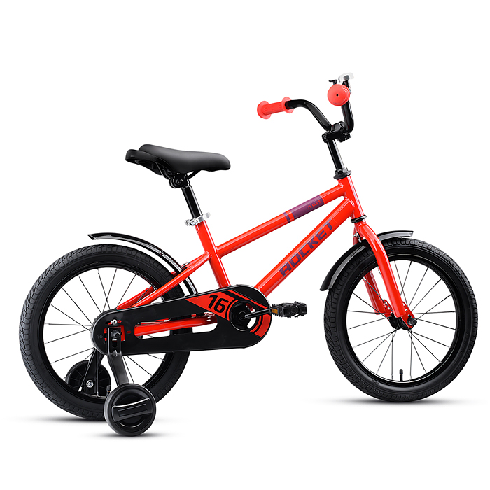 Фото к товару Велосипед 16" Rocket Gloss, цвет красный Велосипед 16" Rocket Gloss, цвет красный