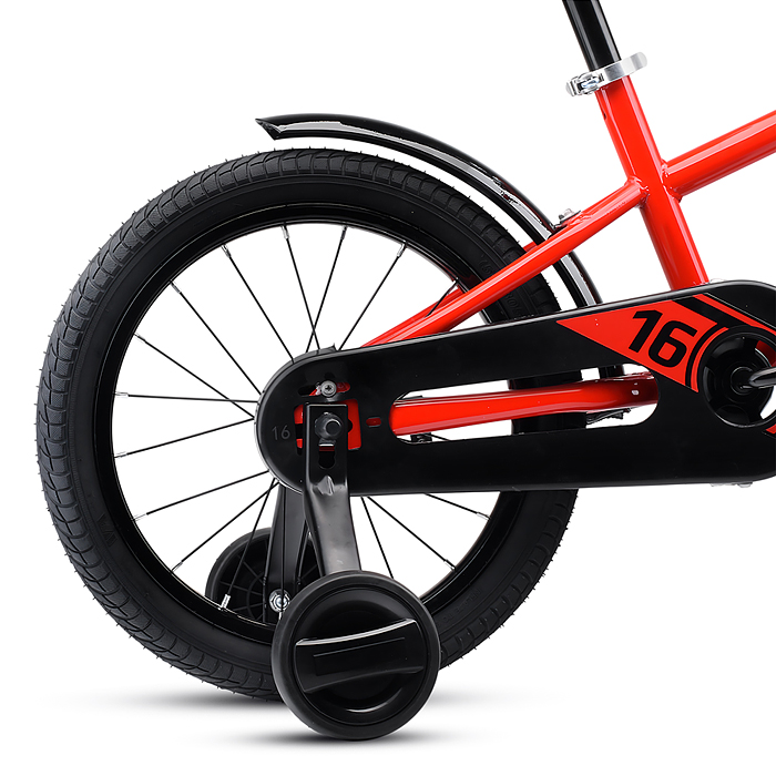 Фото к товару Велосипед 16" Rocket Gloss, цвет красный Велосипед 16" Rocket Gloss, цвет красный