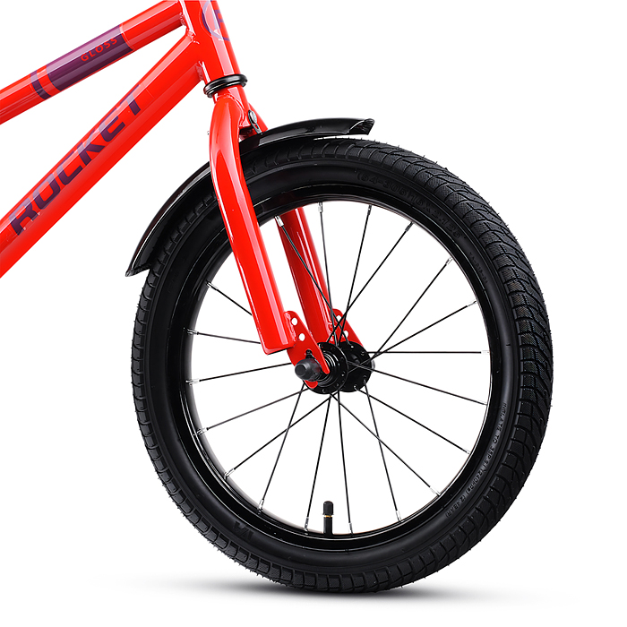 Фото к товару Велосипед 16" Rocket Gloss, цвет красный Велосипед 16" Rocket Gloss, цвет красный