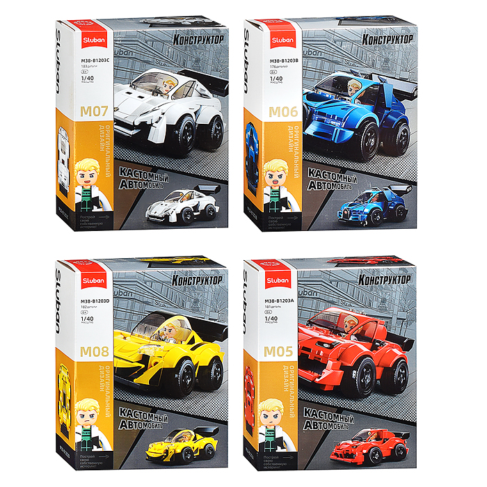 Конструктор M38-B1203 "Крутая тачка" 