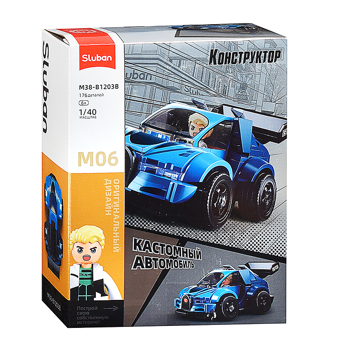 Конструктор M38-B1203 "Крутая тачка" 
