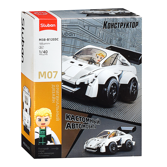 Конструктор M38-B1203 "Крутая тачка" 