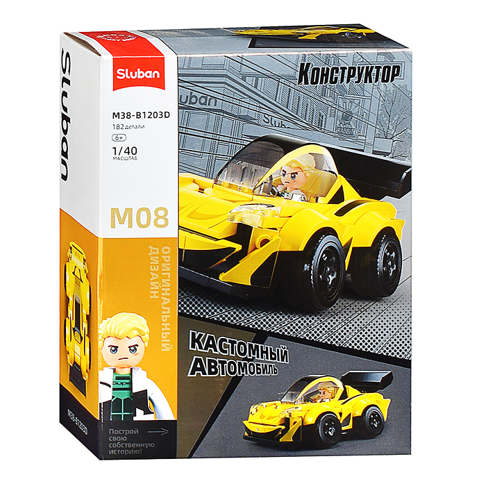 Конструктор M38-B1203 "Крутая тачка" 
