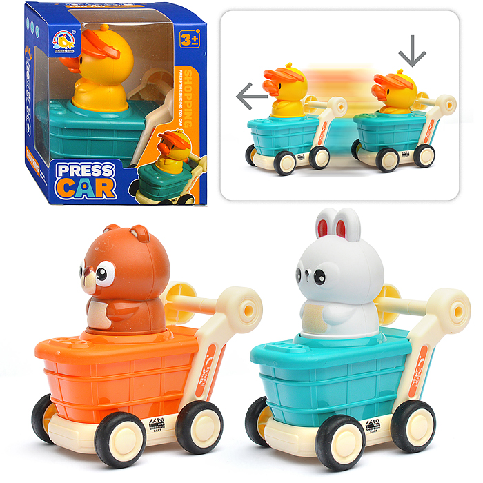 Машина BHX895 "Веселый зоопарк" в коробке