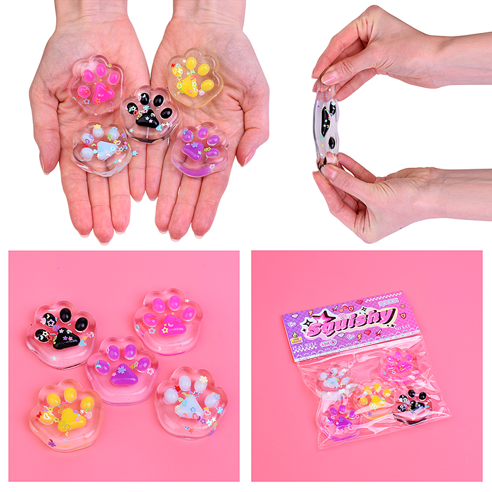 Игрушка-антистресс 00-6534 "Лапа с декором""