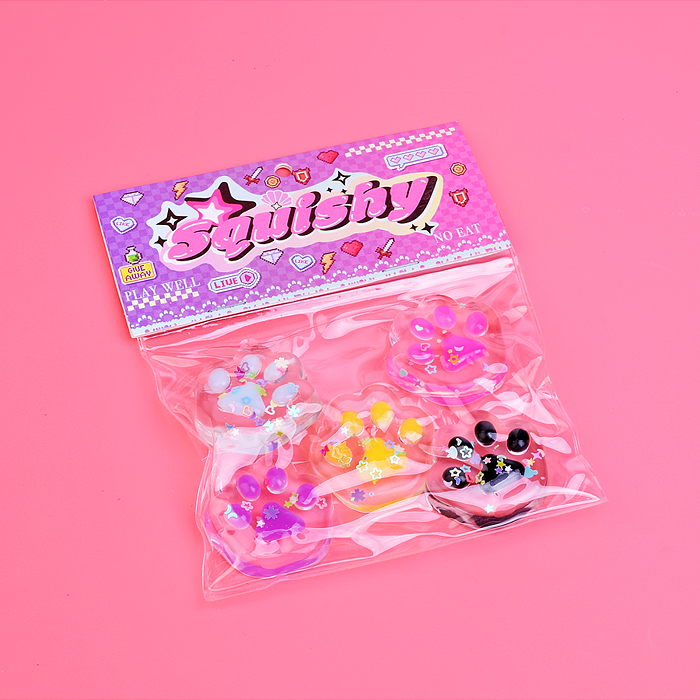 Фото к товару Игрушка-антистресс 00-6534 "Лапа с декором"" Игрушка-антистресс 00-6534 "Лапа с декором""