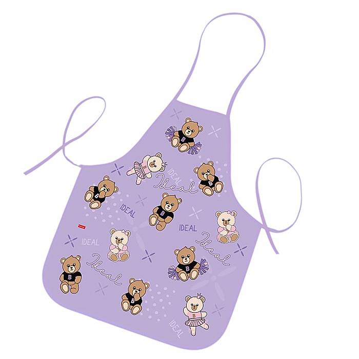 Фартук для труда 53,5х44,5см без нарукавников "Мой мишка" в индив.упак.