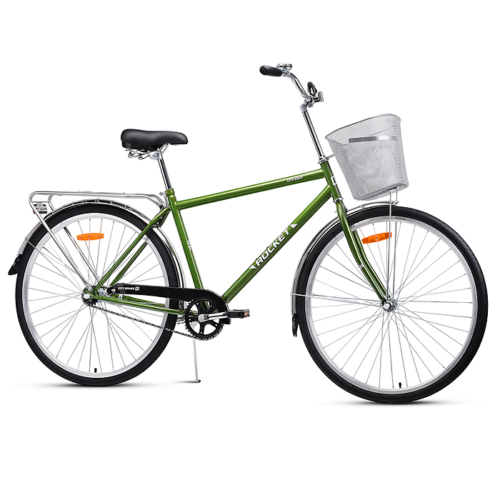 Фото к товару Велосипед 28" Rocket City Gent, цвет хаки, размер 19" Велосипед 28" Rocket City Gent, цвет хаки, размер 19"