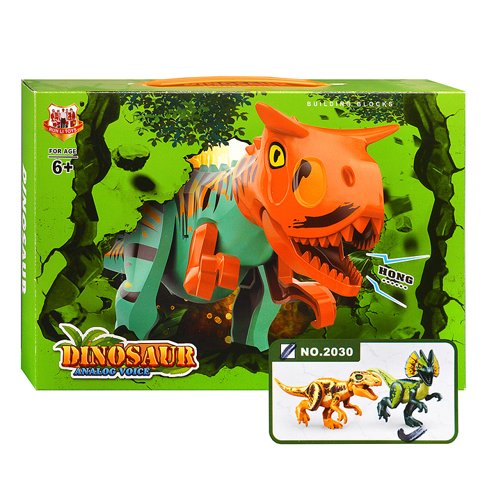 Динозавр 2030 на батарейках, в коробке Динозавр 2030 на батарейках, в коробке