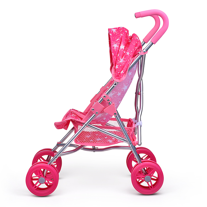 Фото к товару Коляска для кукол 9642A металлическая, прогулочная, складная Коляска для кукол 9642A металлическая, прогулочная, складная