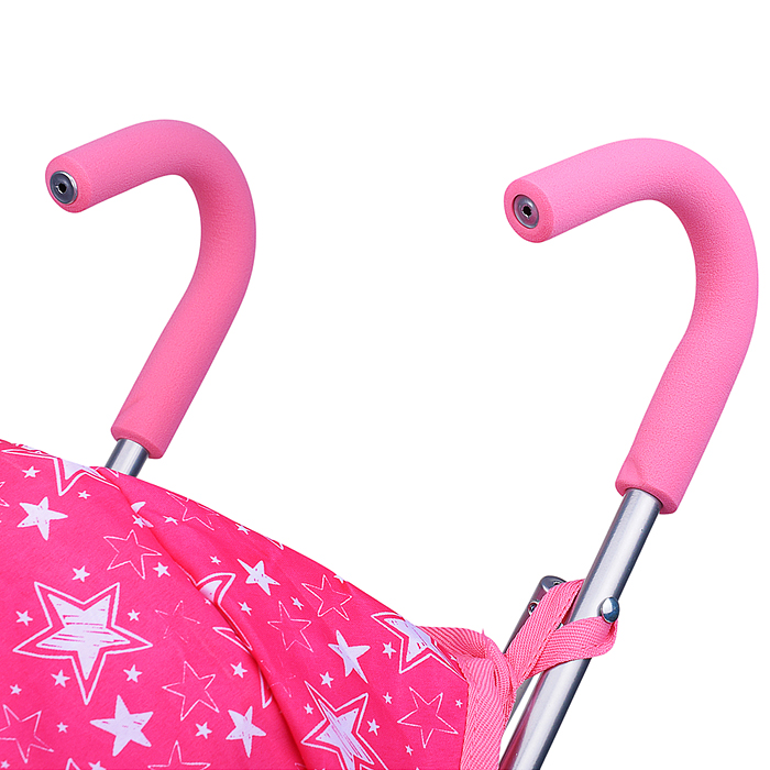 Фото к товару Коляска для кукол 9642A металлическая, прогулочная, складная Коляска для кукол 9642A металлическая, прогулочная, складная